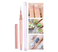 Pinceaux nail-artss en nylon - pinceau de peinture nail-artss 18cm, pinceaus fin - pinceaus arts | Stylo ligne artistique ultra-fin en poils avec tube en cuivre, pinceau de peinture pour lignes