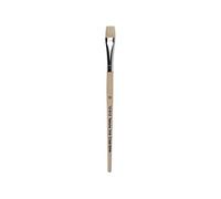 Creativ Company Pinceaux plats Nature Line Taille 12 (12 mm) Manche court – Lot 12 pièces