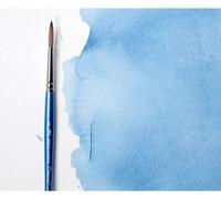 Pinceaux pour aquarelle à manche court en poils synthétiques, lot de 7