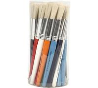 Brosses pour enfants Ronde 19 cm 30 pièces