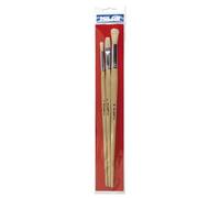 MILAN BWM10027 Blister 3 pinceaux pour huile/acrylique séries 512/522