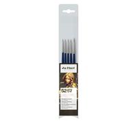 Pinceaux - Pour peinture miniature, modélisme - Fibres naturelles - 5 tailles -
