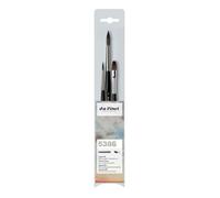 DA VINCI, CASANEO, pinceaux pour Aquarelle, Fibres synthétiques, pinceaux d'artiste, Peinture à l'aquarelle, peintures acryliques liquides, fabriqué en Allemagne, Set, Taille 0