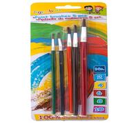 Pinceaux scolaires Gimboo / n° 2,4,6,8,10/ Mélange de couleurs 17306211-99