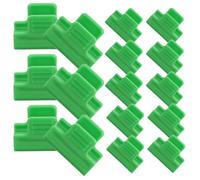Pinces 50 Pièces 11mm pour Plastique Vertes Serrage