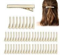 Pinces À Cheveux Pour Boucles Lot de 50 Pièces Longues Antidérapantes et | Pinces De Sectionnement Pour Cheveux Épais Et Longs Pour Maman, Épouse, Fille et La Petite Amie