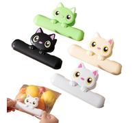 Pinces à copeaux de chat mignonnes - Joint de sac à noix, petit clip pour papier à notes, pour cuisiniers, parents, boulangers, garage, atelier, cuisine, camping, randonnée, bureau, appartement, salle