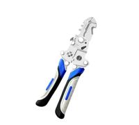 Pinces à dénuder 10 en 1 robustes, Blue and black, A | Outil multifonction de dénudage de fil, dénudage de fil réglable, électrique, pince à sertir, coupeur, dénudeur de
