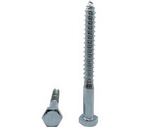 Pinces à deux mâchoires en fer galvanisé avec raccord M12, longueur 120 mm, lot de 20