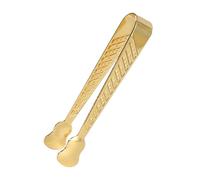 Pinces à encens - Pinces à charbon en métal de 9,5 cm Clips d'aromathérapie | Pince à encens à long manche pour l'église | Accessoires de brûleur en résine, or argent