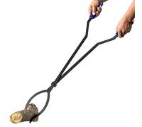 Pinces à Feu - Pinces à Bûches de Précision, Longueur 102 cm, Pince à Bois pour Le Chauffage, Grand Foyer, en Fer Forgé, Outil pour Extérieur et Intérieur, Feu de Camp, Jardin, Terrasse, Camping