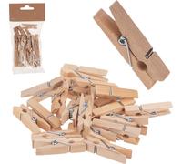 Pinces à linge en bois Mini-Clips Décoration 100Szt/Kpl