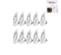 Pinces à Nappe 10 Pièces en Inox 430 Élastique, 7,5 × 4,5 × 2,5cm, Fixation | Fixation flexible, motif feuille élégant, bords lisses, réutilisables, tables jusqu’à 4 cm, intérieur/extérieur, repas fêtes