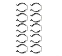 Pinces à outils à base étroite de 28 mm pour balais et râteaux (25 mm) | Base étroite de 20 mm, noyau en acier inoxydable, poignée en caoutchouc, maintient les tuyaux serrés