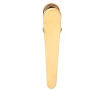 Pinces à papier en acier inoxydable Clips à puce dorés Clip en T pour ordinateur portable Clip de fermeture pour sac alimentaire robuste Clip de scellage de style rétro vintage (Petit 3,9x12,6 cm /
