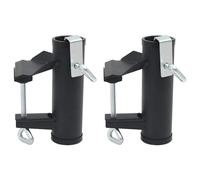 vidaXL Pinces à parasol pour balcon 2 pcs 25-38 mm acier