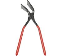 Pinces à plier la tôle - Lot de 3 pièces - Mâchoires droites, 45° et 90° - Pince à plier/pince à cintrer - Rouge