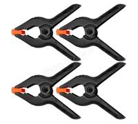 Pinces à Ressort - BOXBRICO - Pack de 4 - Nylon Haute Résistance - Ouverture 50mm - Ergonomiques
