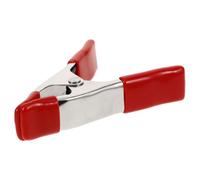 Pinces à Ressort Robustes pour Tissu de Fond, Acier Inoxydable Rouge | Clip à Fond Photo, Protection Pvc, Léger et Compact, Usage Atelier, Déco, Maintien Précis