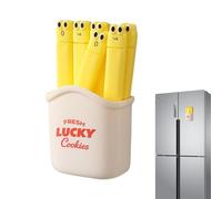 Pinces à sachets alimentaires - Pinces pour le stockage des frais | ABS flexible avec aimant, design de frites de pommes de terre, fermeture hermétique, clips réutilisables pour cuisine, garde-manger