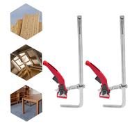 Pinces à serrage rapide, longueur 30 cm, force de serrage 180 kg,manuelle, compatibles avec les tables MFT, acier 40Cr haute résistance