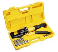 Pinces à sertir 10 Tonnes 9 Matrices Coffret de Pince à Sertir hydraulique ,Outil de Sertissage Hydraulique,Pince à Sertir per les