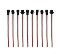 Pinces à Sertir Pro avec Matrices Précises Pinces à Sertir Pro(3pin-10cm) | 5 paires mixtes 2/3/5 pour broches, câble 22AWG, pour idéal bandes LED, connexion rapide soudure, boîtier durable