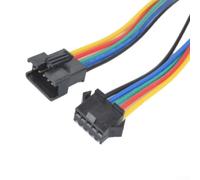 Pinces à Sertir Pro avec Matrices Précises Pinces à Sertir Pro(5pin-15cm) | 5 paires mixtes 2/3/5 pour broches, câble 22AWG, pour idéal bandes LED, connexion rapide soudure, boîtier durable