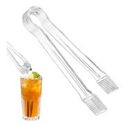 Pinces à servir Ustensiles à salade transparents | Pinces de service pour buffet pour les Fruits, les Desserts, les Apéritifs, les Bonbons, le Barbecue, la Glace et le Buffet