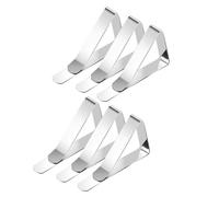 Pinces à tissu / porte-tissu Argent 6 paquets
