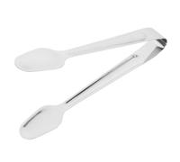 Pinces Alimentaires 18x3x3cm en Acier Inoxydable pour barbecue | Prise Ferme, Rangement Portable, Finition Argentée Élégante, pour Viande, Burgers, Salades, Pique-Niques et Traiteurs