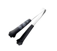 Pinces antidérapantes en silicone pour petites pattes de chat | Pince de cuisine polyvalente pour cuire des toasts, des bagels, des barbecues, des grillades, des salades, des pâtes, du pain
