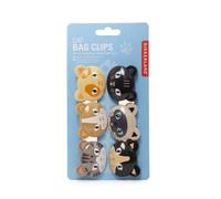 Kikkerland Clips pour sachets BC45-A Multicolore Plastique Pour enfants – Lot de 6