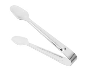 Pinces Cuisine en Acier Inoxydable pour Barbecue et Service, 18x3x3cm | Prise Antidérapante, Rangement Portable, pour Glaçons, Burgers, Salades, la Cuisine Extérieure et Buffets Familiaux