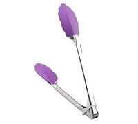 Pinces de cuisine en acier inoxydable - Pinces de cuisine en silicone - Violet - Fabrication exquise