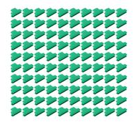 Pinces de film à effet de serre Pinces de tuyaux en plastique 100pcs verts 6 mm Clips de fixation multifonctionnels pour la serre couvrant les insectes anti-couverture antige