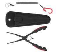 Pinces de Pêche Multifonctions à Long Bec 8,6 Pouces en Acier Inoxydable | Coupe Fil, Ouvre Anneau Brisé, Lanière, Étui et Clip Ceinture, pour Eau Douce et Salée