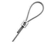Pinces de Suspension for câble métallique de 2mm, 10 pièces, Clips de Suspension en cuivre et métal, vis réglables, accessoires de quincaillerie de fixation(L x100pcs)