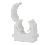 Pinces de tuyau pour série « speedfit » en polypropylène pour tube extérieur Ø 18 mm, blanc, température de fonctionnement max. 90 °C, pN max. 12 bar
