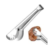 Pinces En Acier Inoxydable Pour La Cuisson,Pinces De Cuisine En Acier Inoxydable - à anti-brûlure, pinces alimentaires, ciseaux à pince | de service réutilisables, pinces antidérapantes