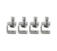 Pinces en C acier inoxydable | Scénario d'utilisation de 16 à 25 mm : montage sur bureau, vis de positionnement, serrage(4pcs)