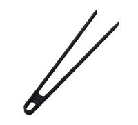 Pinces en silicone pour dessous de plat, pinces à toast en silicone | Pinces pour aliments Ustensiles de cuisine Prendre de la nourriture Noir