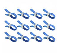 Pinces Fixation Bâche En Acier Inoxydable Robustes,Bleu à double extrémité | ressort interne puissant, prise en main facile, pour bâche et auvent, usage polyvalent, durable