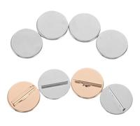 Pinces Magnétiques pour Foulard 4 Pièces en Laiton, Clips | Conversion Broche sans Percer, Usage pour Paquet, Chapeaux et Foulards, Lot Pratique 4 Pièces
