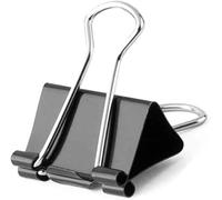 pinces, Trombones Bulldog Clips Métal Charnière Clip 32mm Noir Classeur for Photos Fournitures de Bureau à Domicile