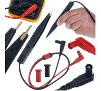 Pincettes de mesure avec câbles multimètre pour éléments CMS