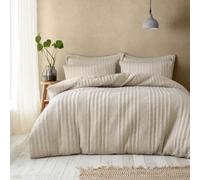 Pineapple Elephant Bedding Tamba Parure de lit Double en Jersey avec Housse de Couette et taies d'oreiller Naturel