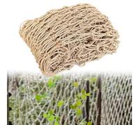 Pineeseatile Filet de Support pour Plantes en Jute Filet de Jardin en Jute pour Plantes Ficelle en Treillis Jardin Naturel pour Légumes Grimpants aux Haricots Pois 79x197 Po, Plante