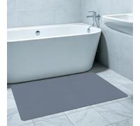 PINGSANL Tapis de Bain Diatomite 70 x 95 cm Antidérapant Tapis de Bain Antidéparant et Doux Décoratif Lavabl pour La Salle de Douche, Baignoire Ou comme, Bleu