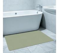 PINGSANL Tapis de Bain Diatomite 70 x 95 cm Antidérapant Tapis de Bain Antidéparant et Doux Décoratif Lavabl pour La Salle de Douche, Baignoire Ou comme, Vert